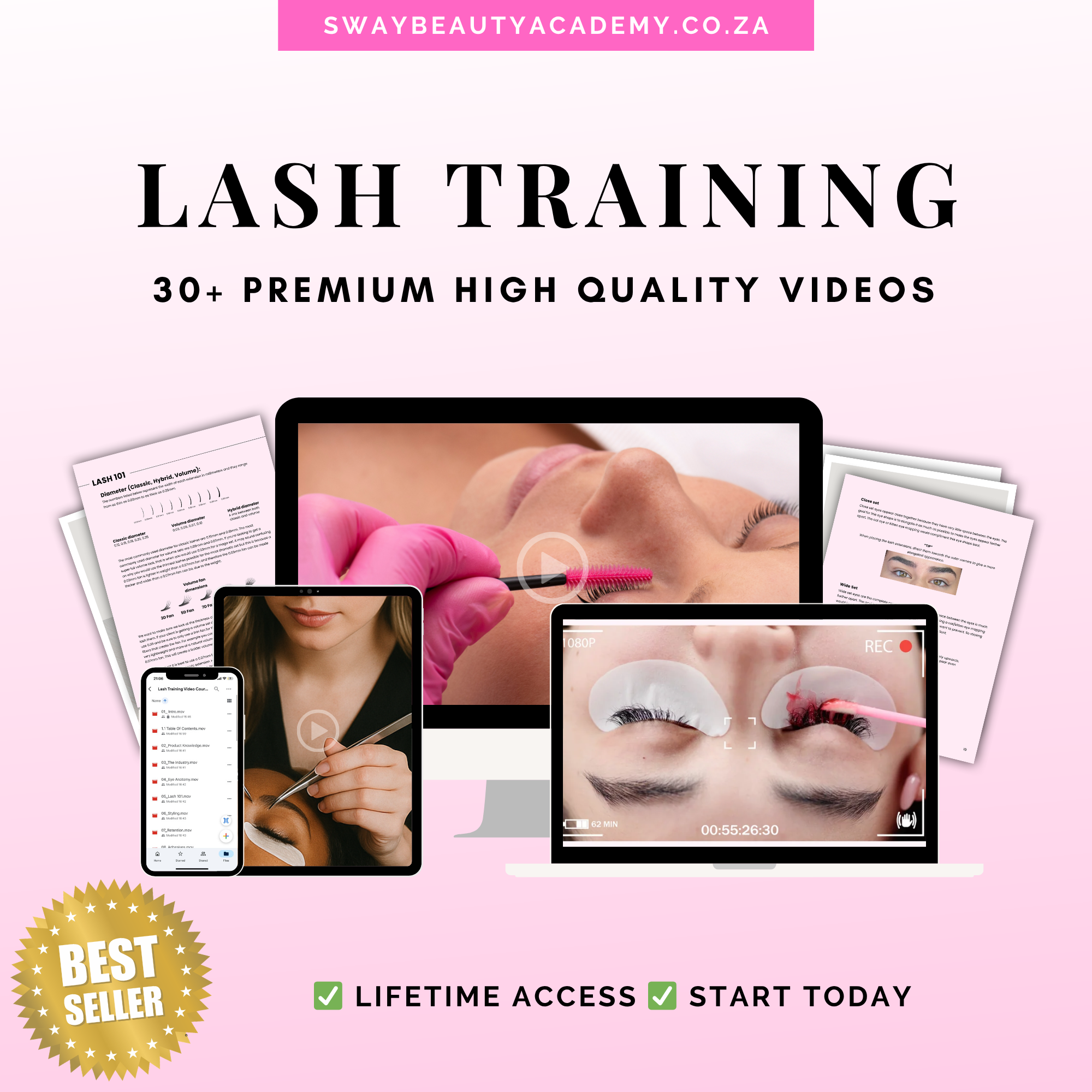 Beginner Lash Masterclass — Online Lash Extension Training Course