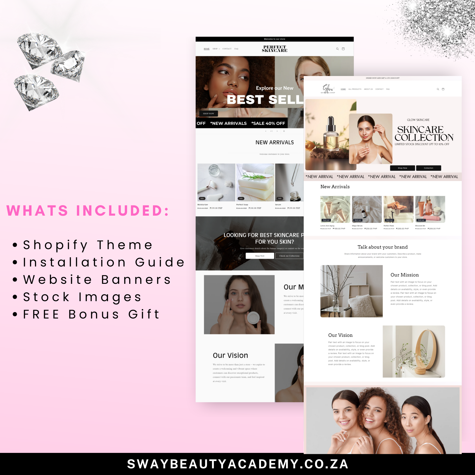 Beauty Shopify Website Theme - Website Template