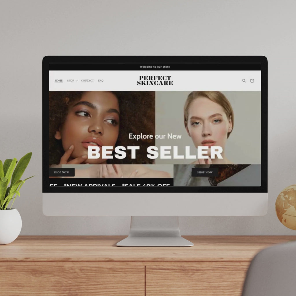 Beauty Shopify Website Theme - Website Template